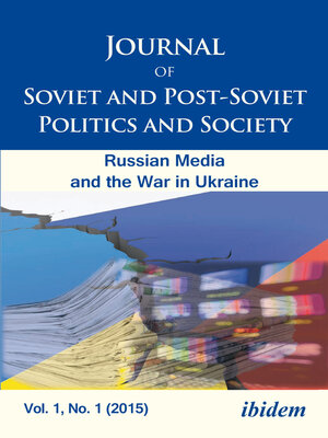 cover image of Journal of Soviet and Post-Soviet Politics and Society